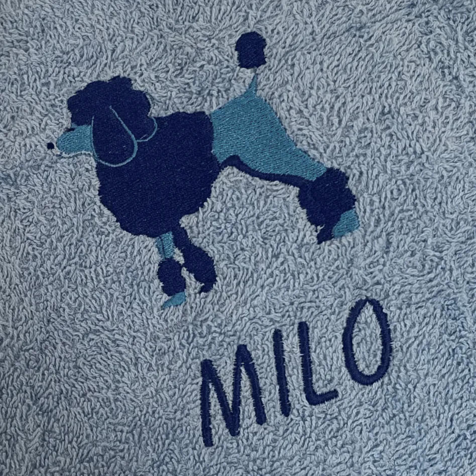 Poodle Dogs Drawstring Gym Bag - Personalised