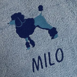 Poodle Dogs Drawstring Gym Bag - Personalised