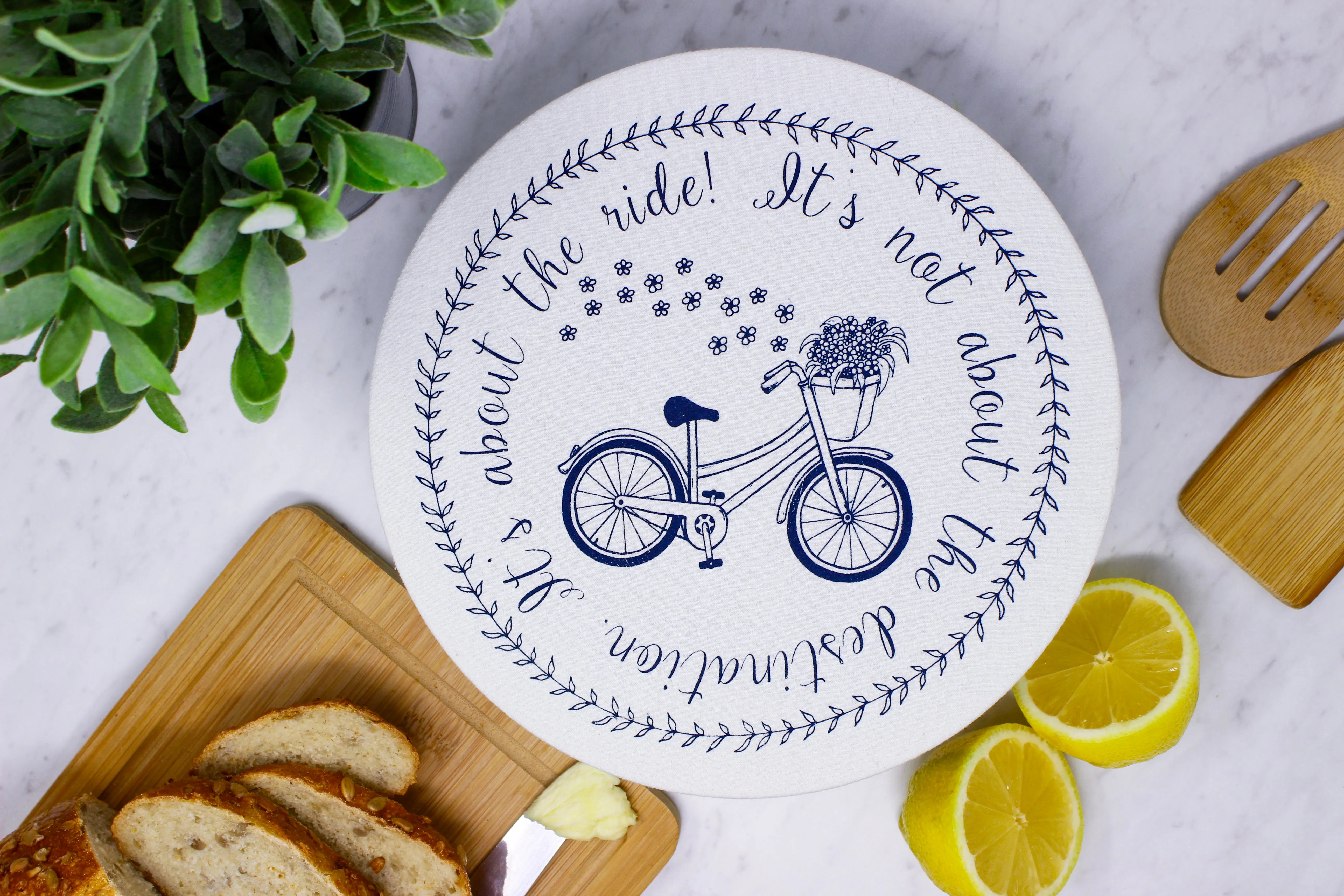 "Bike" Cover/ Navy / Medium 8.5"