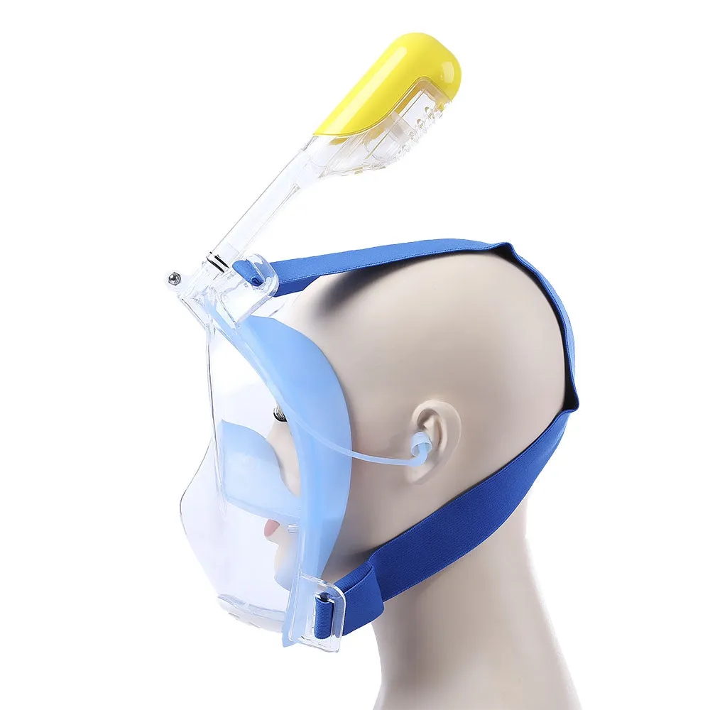 RKD Anti Fog Detachable Dry Snorkeling Full Face Mask Set