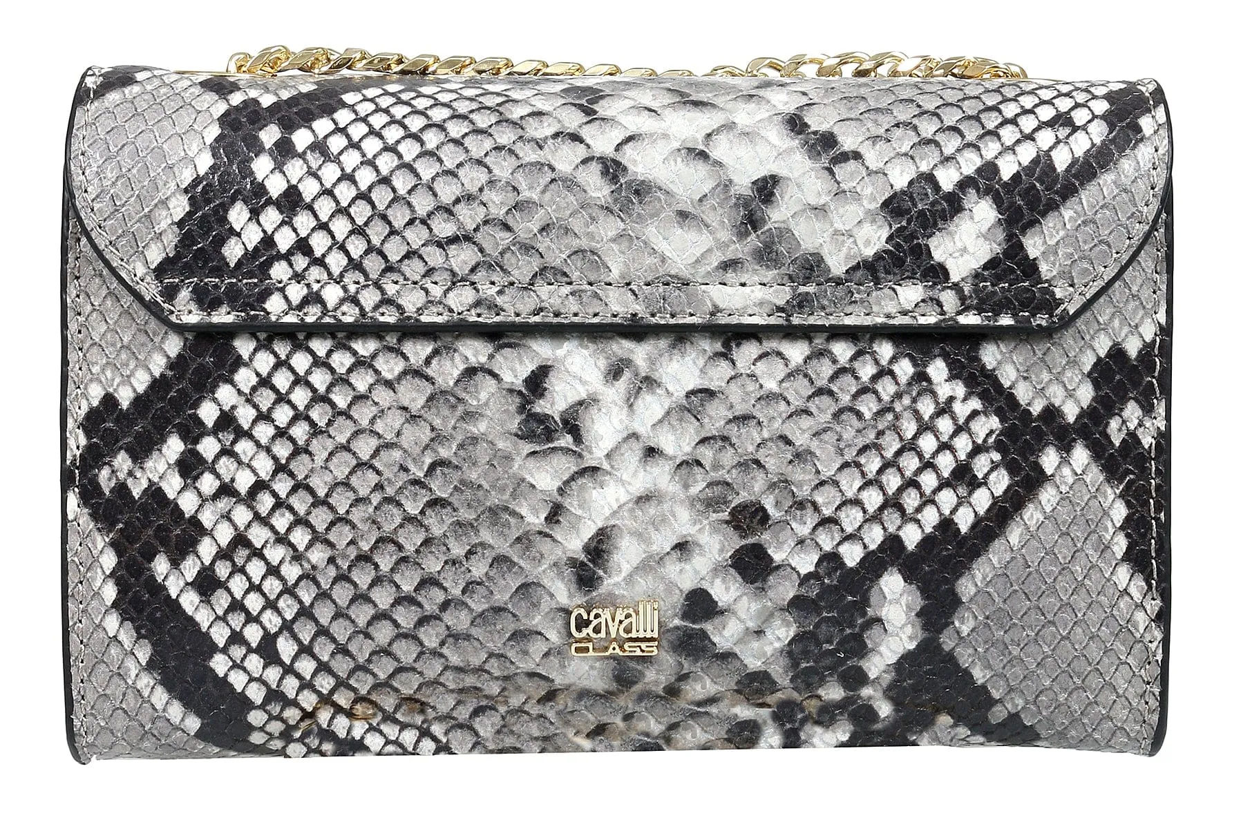 Roberto Cavalli HXLPDL 001 Grey Shoulder Bag