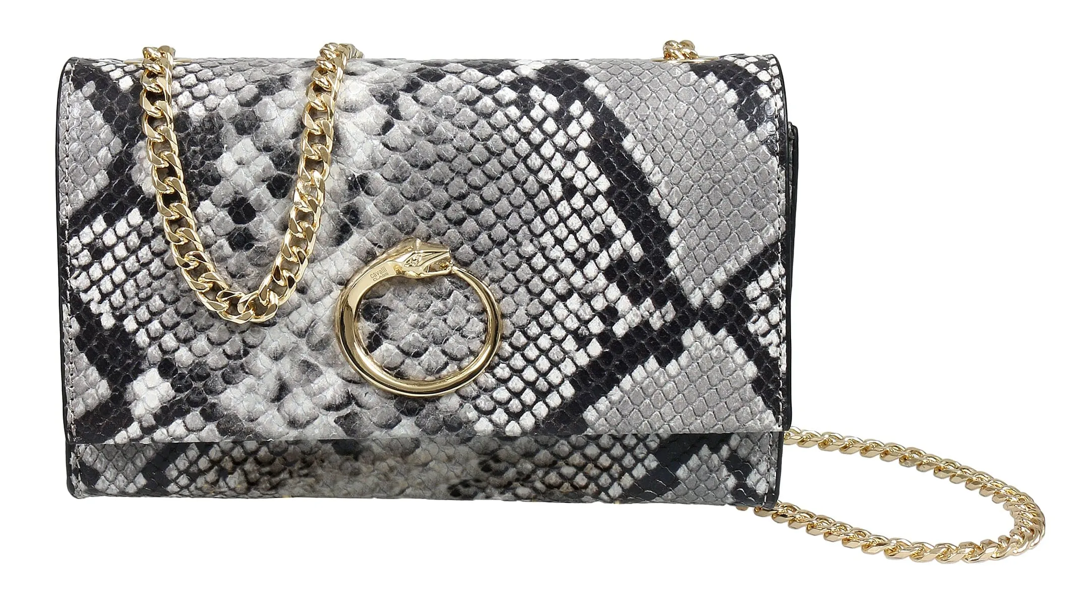 Roberto Cavalli HXLPDL 001 Grey Shoulder Bag