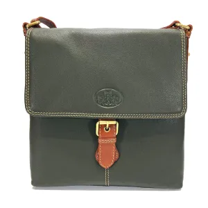 Rowallan Leather Shoulder Bag - Style: 31-9291 Prelude Green