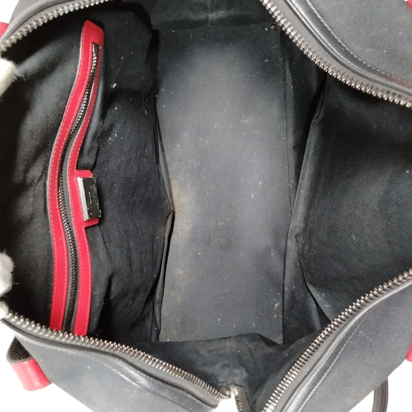 (S6) Christian Louboutin Crossbody Bag Black Canvas