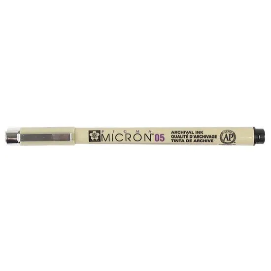 Sakura Pigma 05 Micron 0.45mm Pen, Black