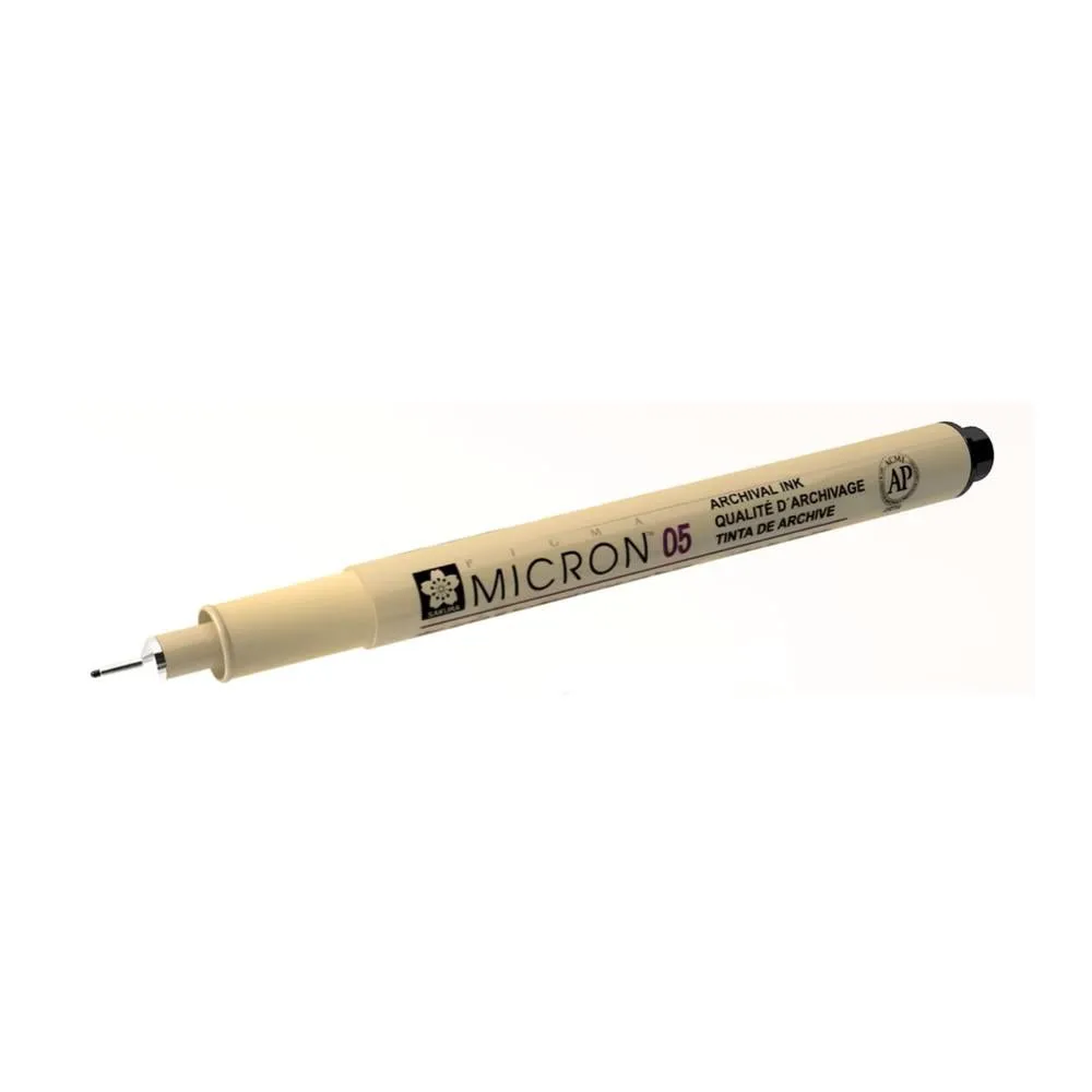 Sakura Pigma 05 Micron 0.45mm Pen, Black