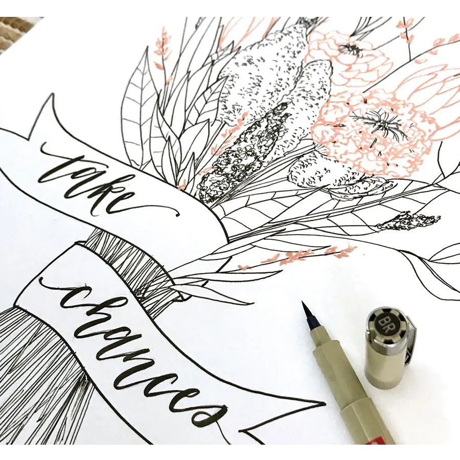 Sakura Pigma Brush Pen, Black