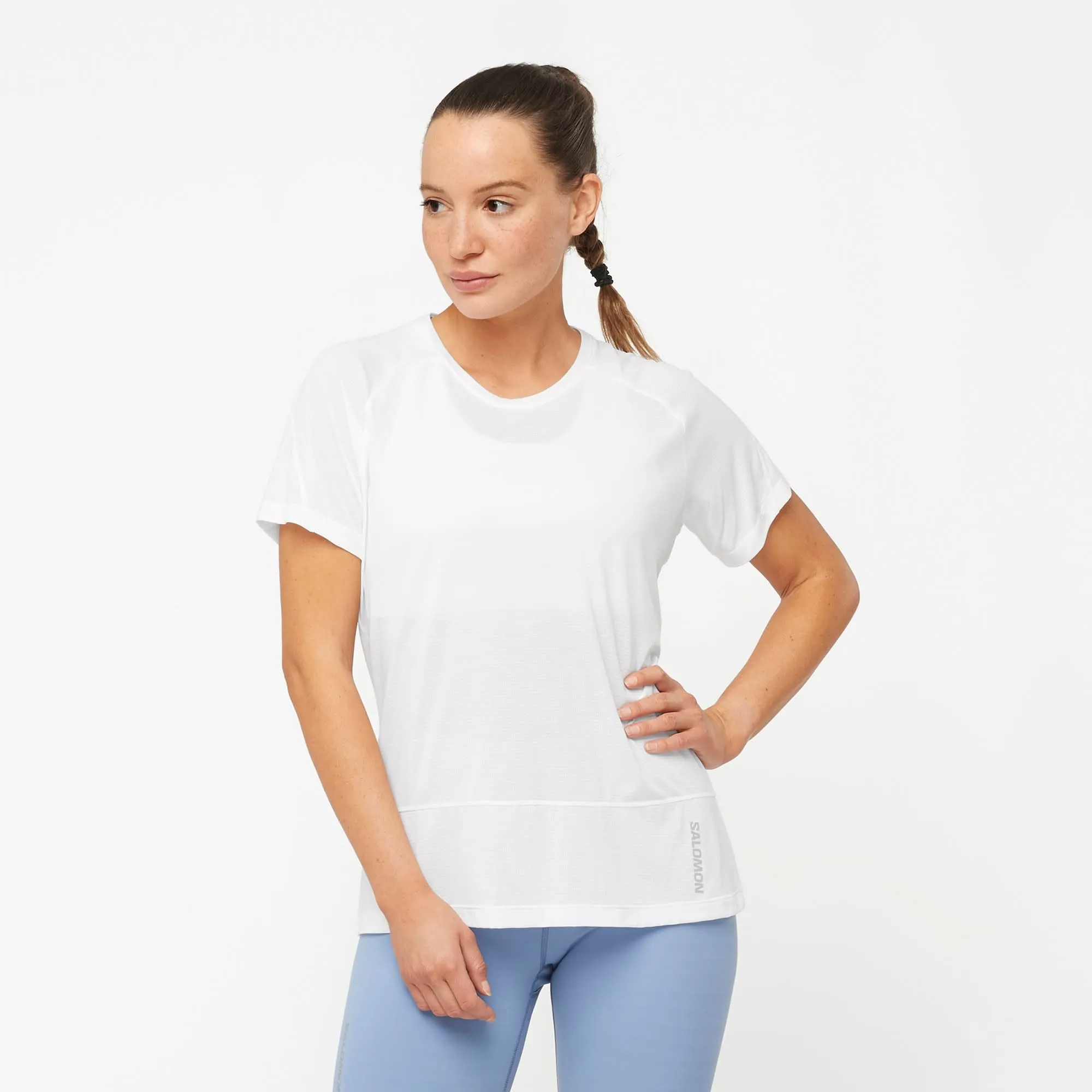 Salomon Women&#x27;s Cross Run Tee White | Buy Salomon Women&#x27;s Cross Run Tee White here | Outnorth