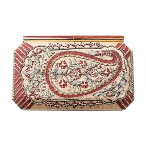 Saya Raffia Embroidered Bag