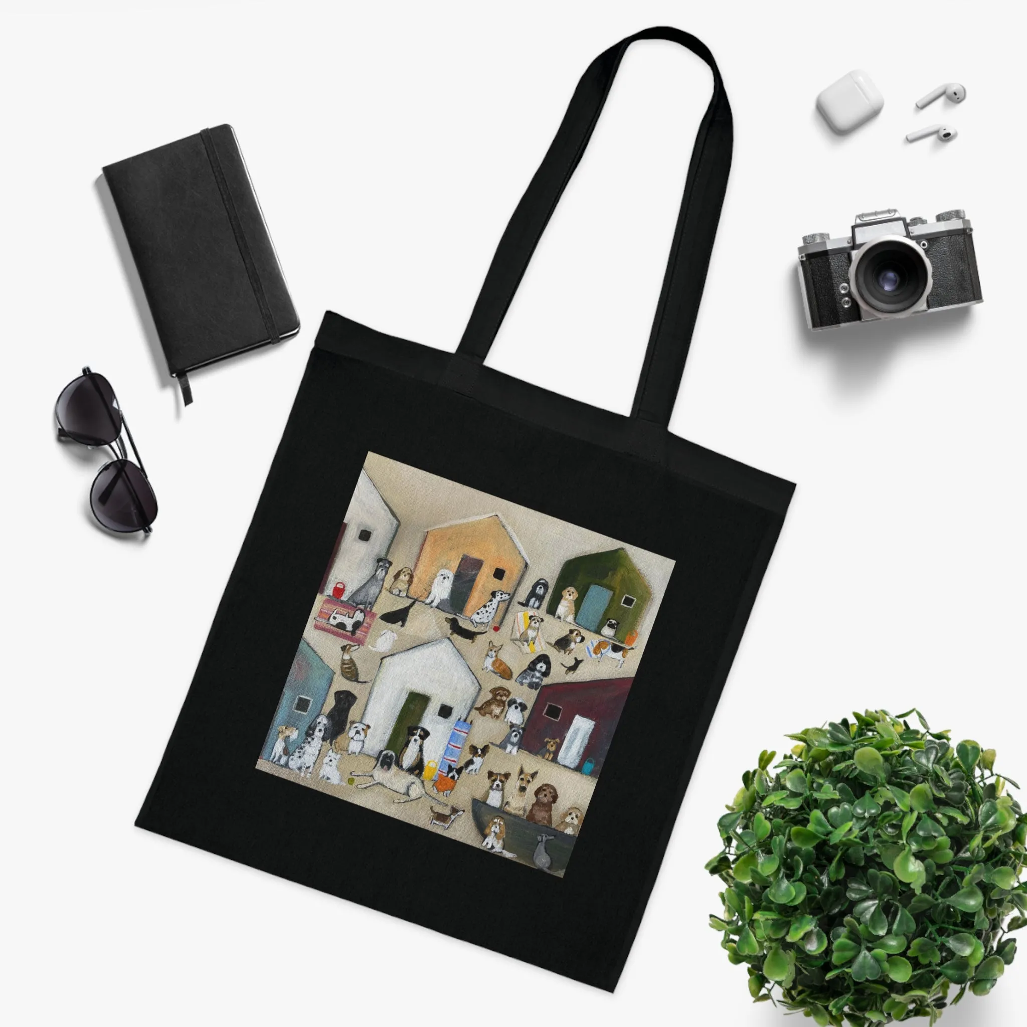 Six Huts & Many Mutts -  UK Tote Bag