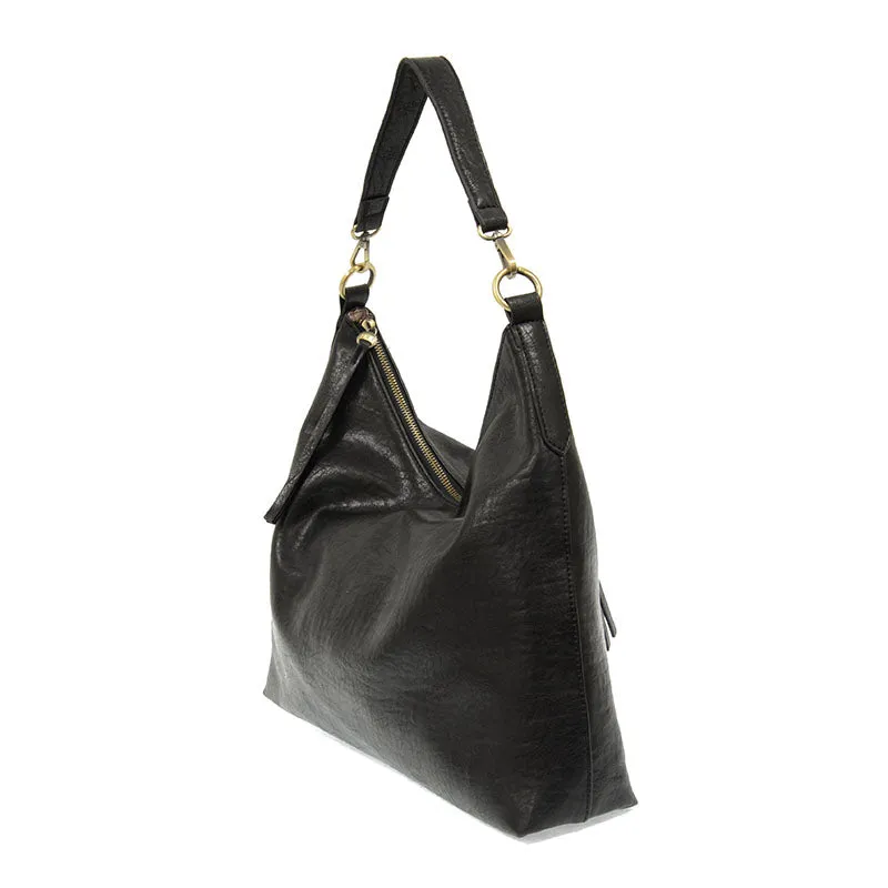 Sloane Slouchy Hobo Bag - L8132-00  -  Women's  BLACK