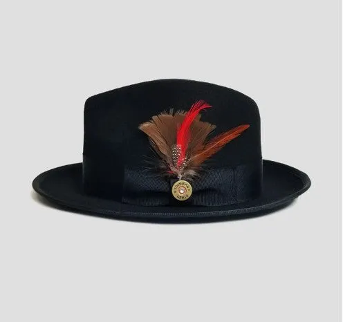 Sophisticate's Signature-Fedora Burgundy