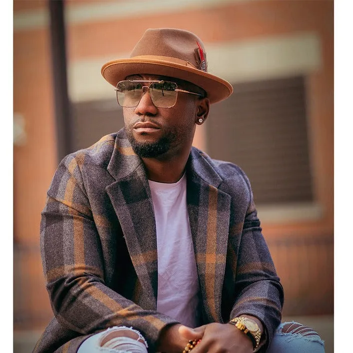 Sophisticate's Signature-Fedora Burgundy