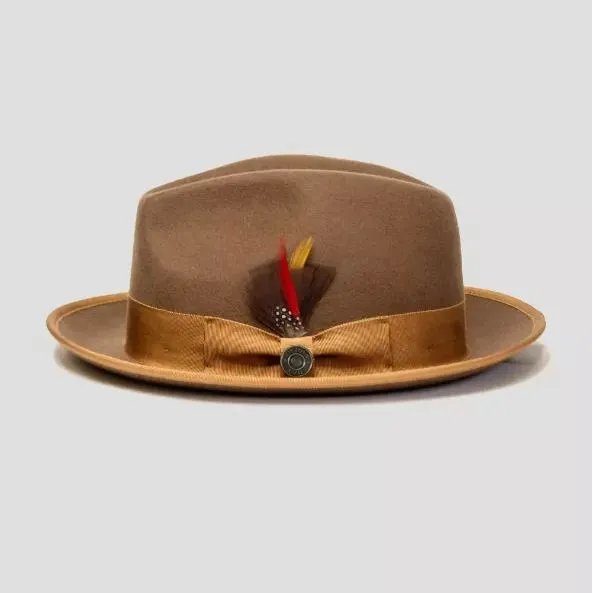 Sophisticate's Signature-Fedora Burgundy
