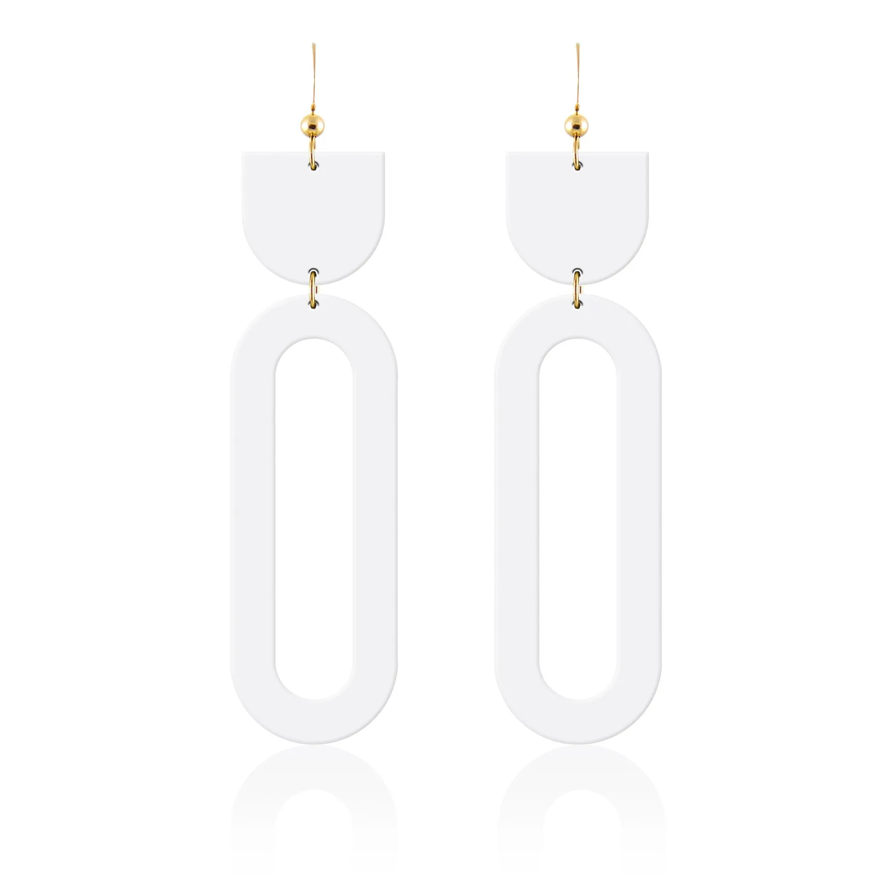 The Asbury Leather Earrings ©