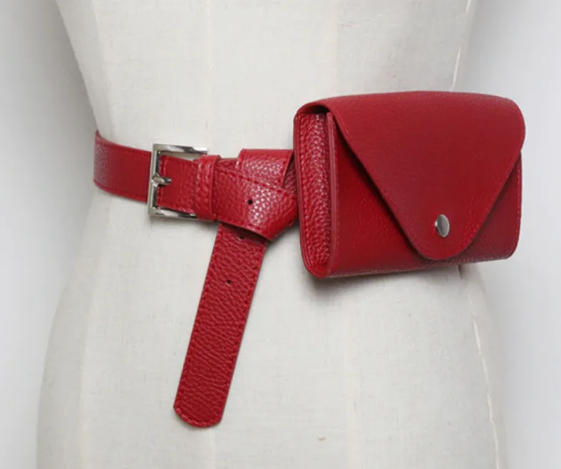 Women's Vintage PU Leather Waist Bag