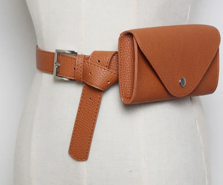 Women's Vintage PU Leather Waist Bag