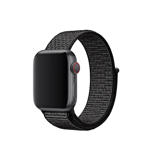 Woven Nylon Strap For Apple Watch-Pomegranate (42/44/45/49mm)