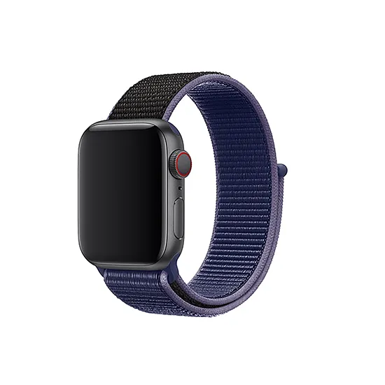 Woven Nylon Strap For Apple Watch-Pomegranate (42/44/45/49mm)