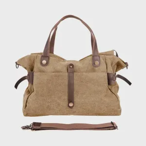 Zede Saint-Lazare - Weekend Travel Sports Bag - Khaki Beige