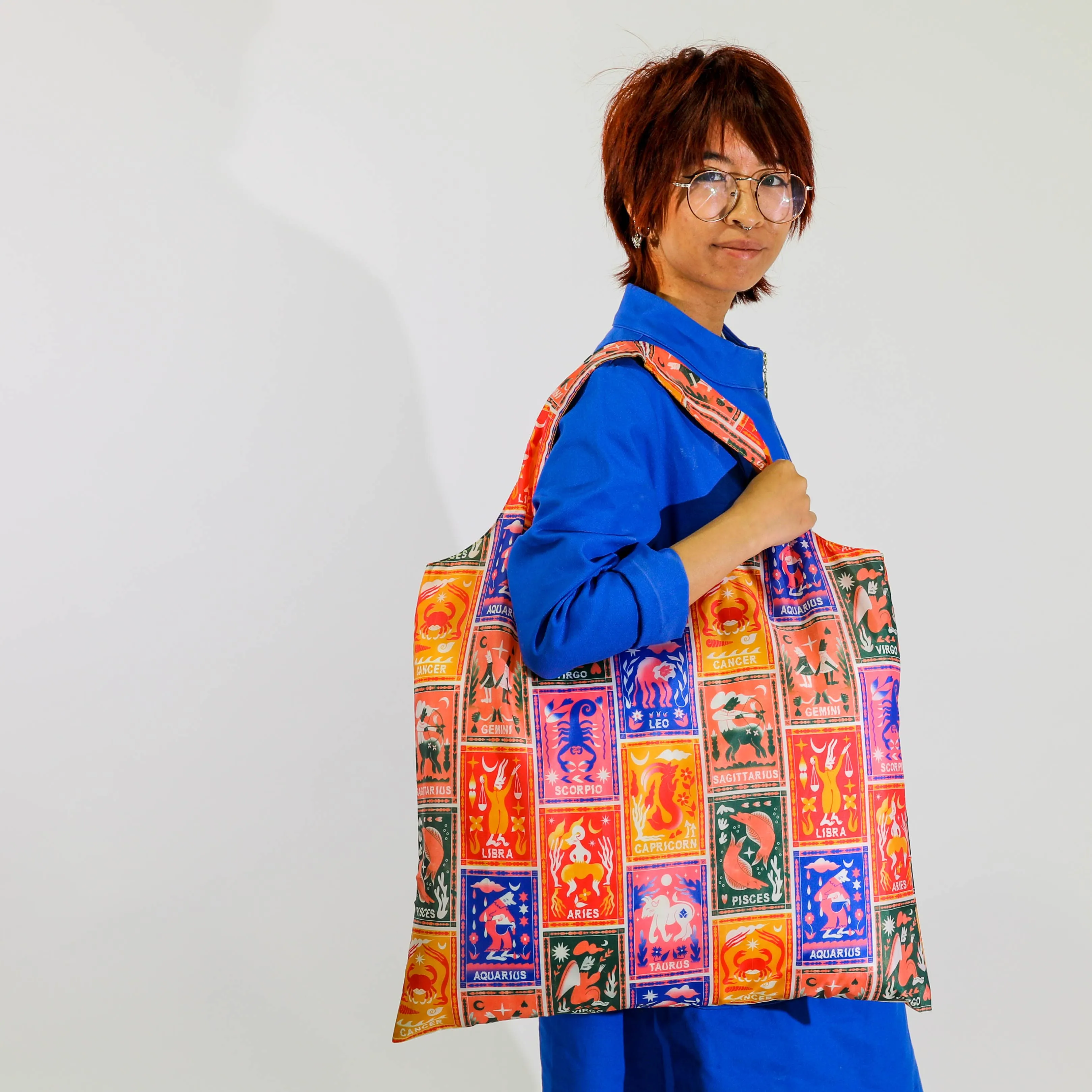 Zodiac Art Sack by Steven Fritters - Eco-Friendly Reuse Tote